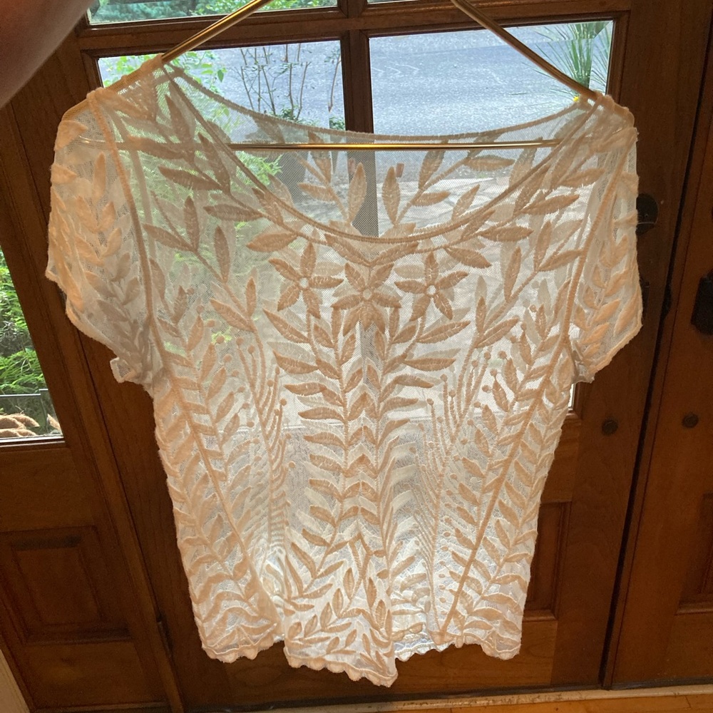 Private label sheer blouse